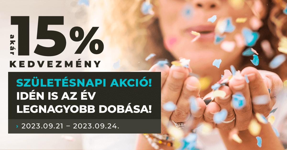 Születésnapi akció 2023