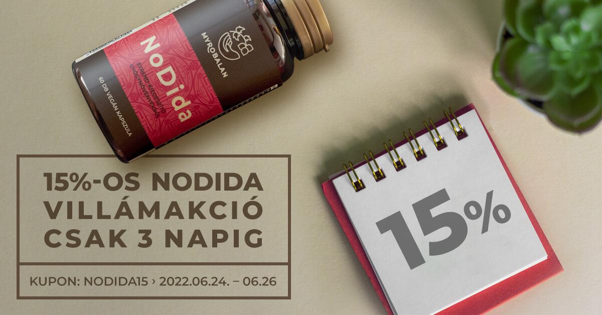 NoDida 15%-os villámakció