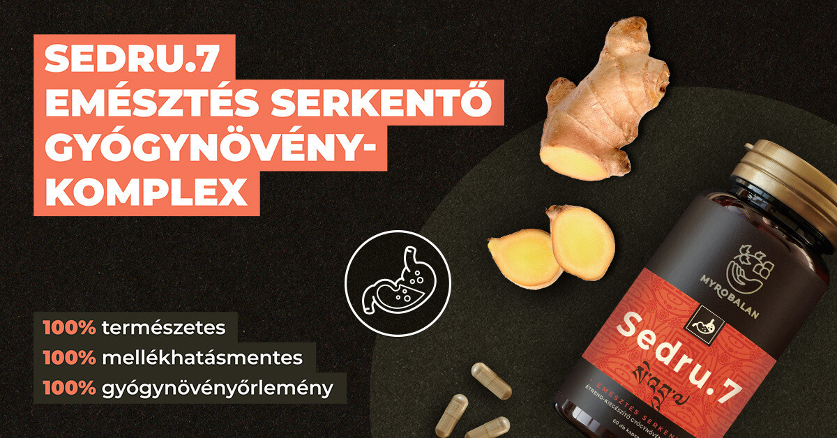 SEDRU.7 emésztést serkentő gyógynövény-komplex
