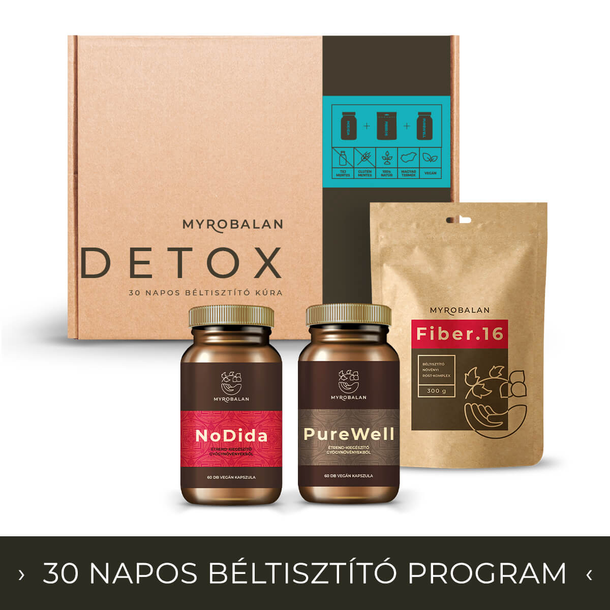 Detox - 30 napos béltisztító program