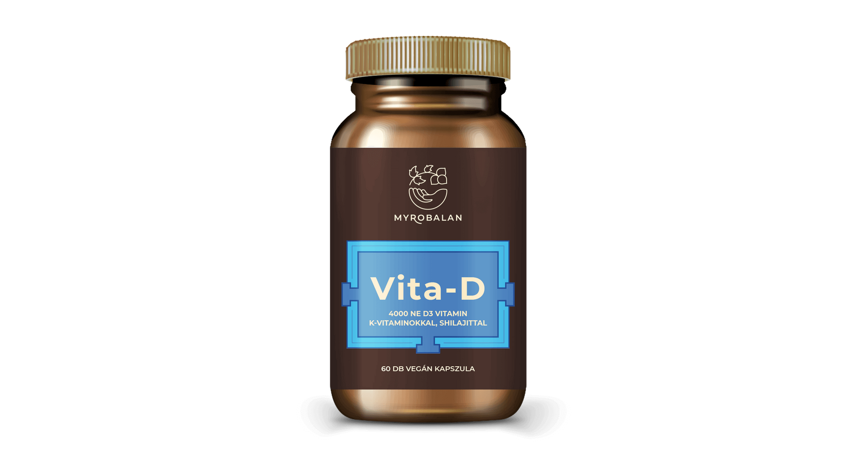 D3 vitamin K1+K2 vitaminokkal és shilajittal 4000NE Myrobalan