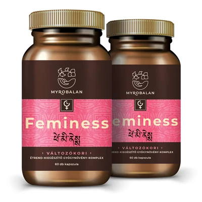Feminess - gyógynövény kapszula a könnyed változókorért 5% kedvezménnyel egész évben