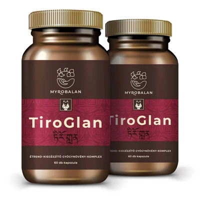 TiroGlan pajzsmirigy-alulműködés gyógynövény-komplex csomagban kedvezménnyel