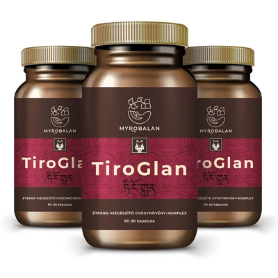 TiroGlan pajzsmirigy-alulműködés gyógynövény-komplex csomagban kedvezménnyel