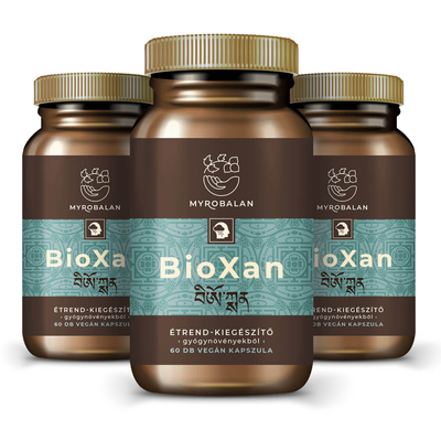 BioXan kiegyensúlyozó gyógynövény kapszula - 3 doboz 10% kedvezménnyel és ingyen szállítással