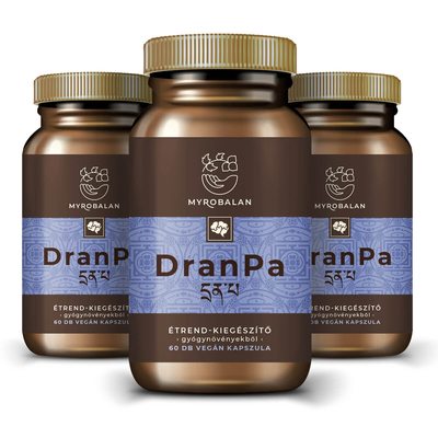 DranPa - 100% természetes agyserkentő és memóriajavító kapszula - 3 doboz