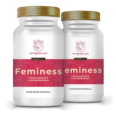 Feminess - gyógynövény kapszula a könnyed változókorért 5% kedvezménnyel egész évben