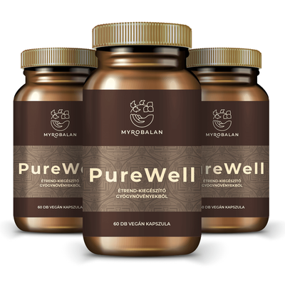 PureWell béltisztító kapszula gyógynövényekből 100% természetes összetevőkkel