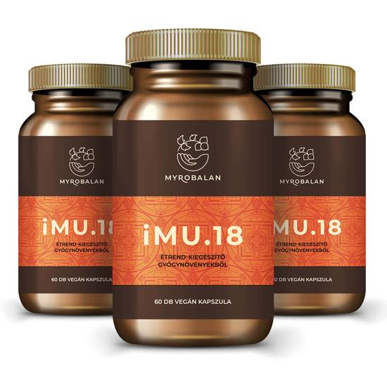 iMU.18 immunerősítő gyógynövény kapszula 10% kedvezménnyel és ingyen szállítással