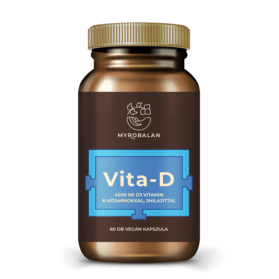 D3 vitamin K1+K2 vitaminokkal és shilajittal 4000NE Myrobalan